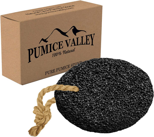Pumice Stone - Natural Earth Lava Pumice Stone Black - Callus Remover for Feet Heels and Palm - Pedicure Exfoliation Tool - Corn Remover - Dry Dead Skin Scrubber - Health Foot Care Health & Beauty > Personal Care > Foot Care Pumice Valley   
