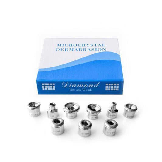 Diamond Dermabrasion Head Microdermabrasion Exfoliator Home Facial Dermabrasion Tool Dermabrasion Replacements 9Tips Health & Beauty > Personal Care > Cosmetics > Cosmetic Tools > Skin Care Tools Zuou   