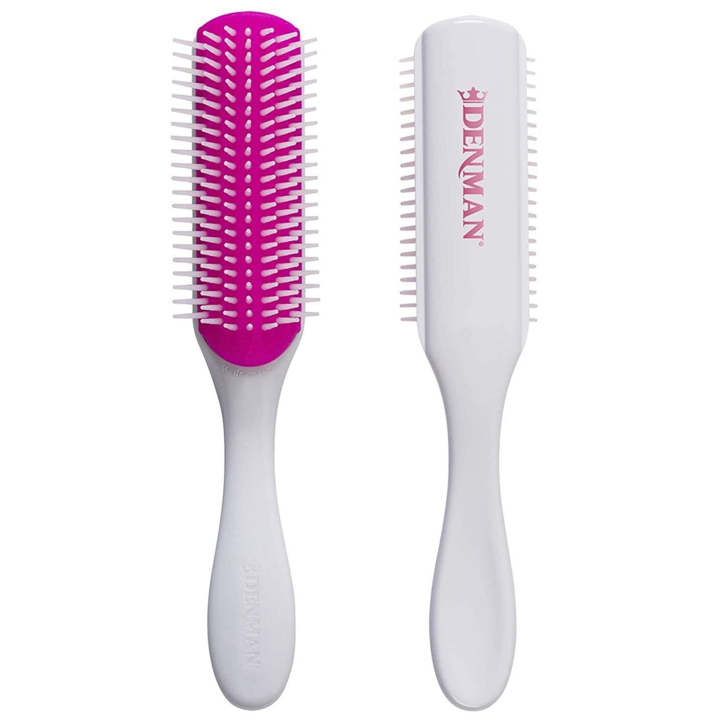 Denman Hair Brush for Curly Hair D3 (Black) 7 Row Classic Styling Brush for Detangling, Separating, Shaping and Defining Curls Health & Beauty > Personal Care > Hair Care Denman Cherry Blossom 7 Row 