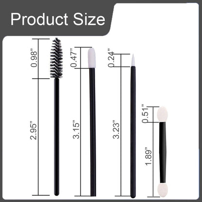 Bearals Disposable Makeup Applicators, Disposable Makeup Wands, Mascara Wands, Eyeliner Brushes, Lipstick Applicators, Eyeshadow Brushes, 200 Pcs Makeup Tool Kits Health & Beauty > Personal Care > Cosmetics > Cosmetic Tools > Makeup Tools B BEARALS   
