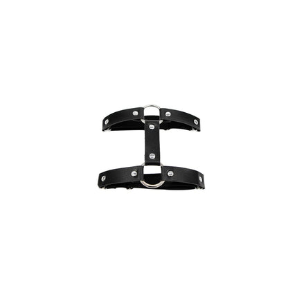 Gemily Punk Leg Chain Belt Leather Body Chain Black Thigh Chain Rave Party Body Jewelry Accessories for Women and Girls (1) Apparel & Accessories > Jewelry > Body Jewelry GEMILY 1  