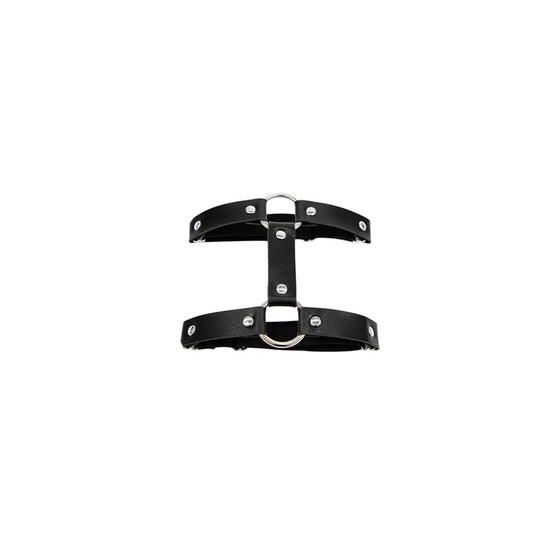 Gemily Punk Leg Chain Belt Leather Body Chain Black Thigh Chain Rave Party Body Jewelry Accessories for Women and Girls (1) Apparel & Accessories > Jewelry > Body Jewelry GEMILY 1  