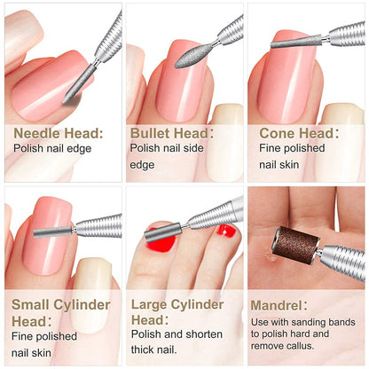 Véfaîî Nail Drill Electric Nail File, JD700 Nail Drills for Acrylic Nails Professional 30000RPM Manicure Tools Acrylic Nail Drill for Nail Dip Kit Acrylic Powder Poly Nail Gel B-01 Health & Beauty > Personal Care > Cosmetics > Cosmetic Tools > Nail Tools Hope Industry   