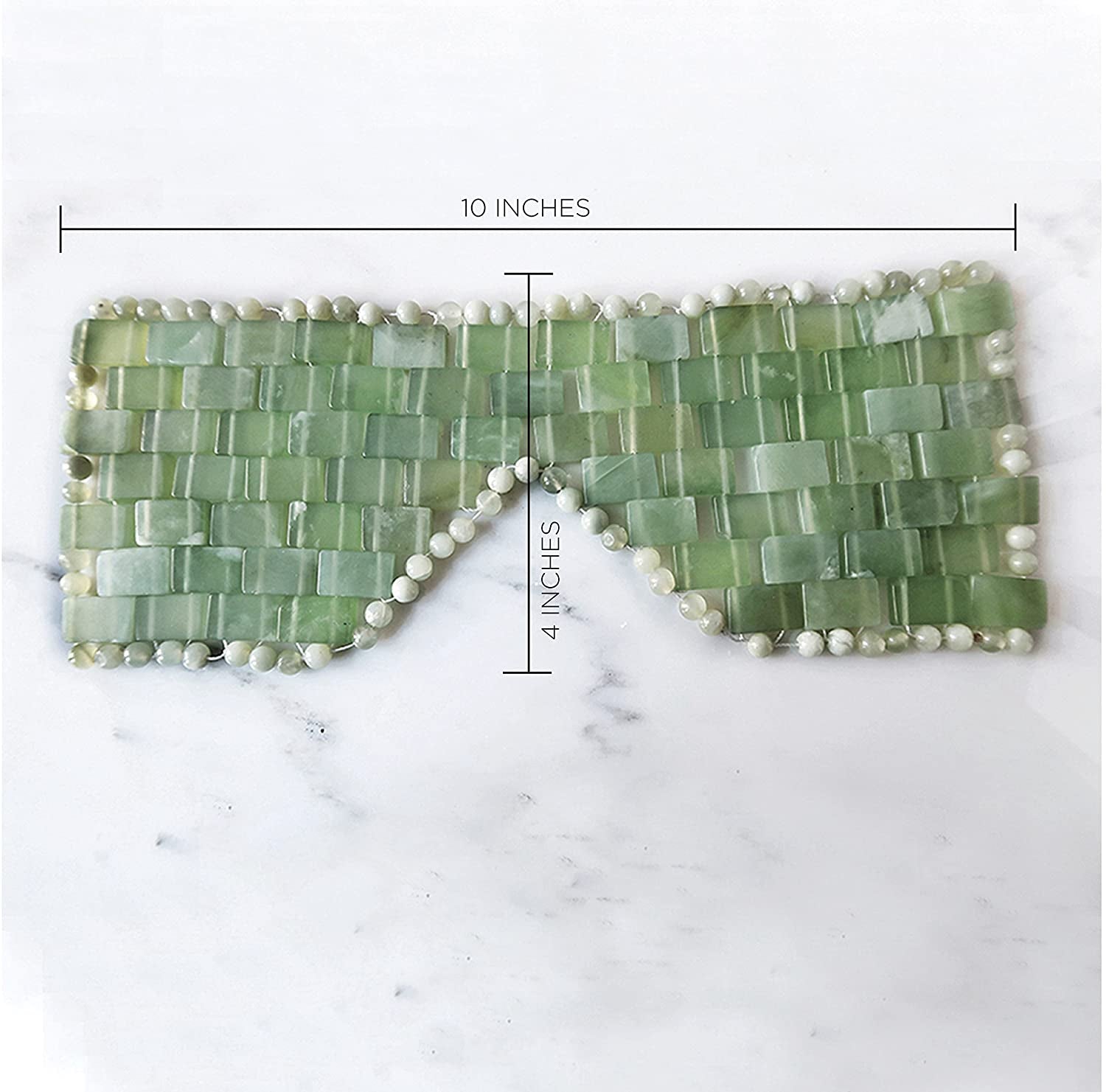Gingerchi Natural 100% Jade Stones Anti-Aging Facial Sleeping Eye Mask Hot or Cold Therapy Blindfold for Puffy Eyes, Dark Circles Headache, Migraine Relief and Soothe Eye Fatigue Beauty Skincare Massage Tool Remove Wrinkles Health & Beauty > Personal Care > Cosmetics > Cosmetic Tools > Skin Care Tools Ginger Chi   