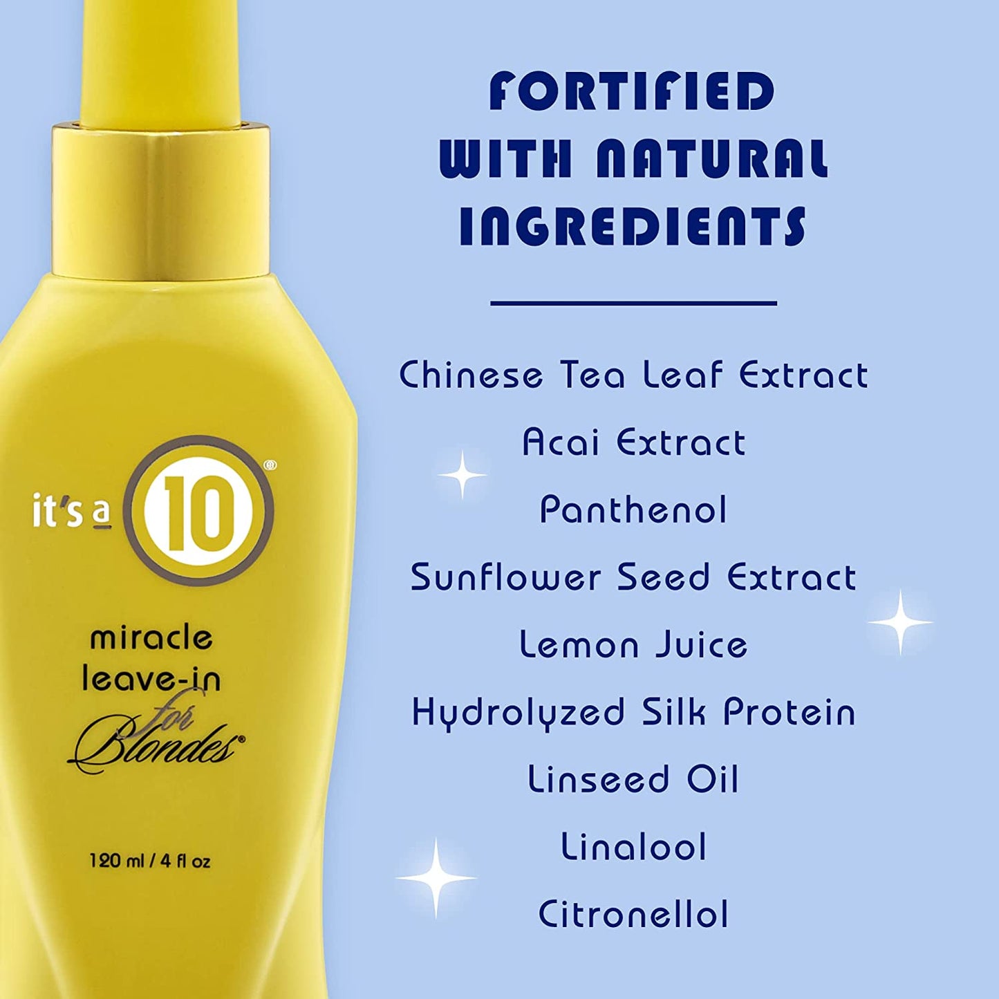 It'S a 10 Haircare Miracle Leave-In for Blondes, 4 Fl. Oz. Health & Beauty > Personal Care > Hair Care It's a 10   