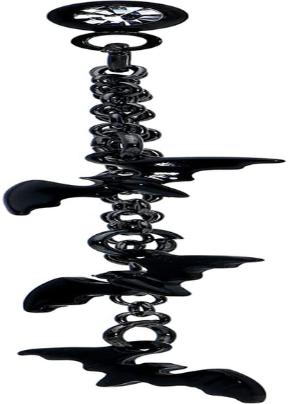 Body Candy 16G Womens Black Plated Steel Bats Chain Dangle Cartilage Earring Helix Tragus Jewelry 1/4" Apparel & Accessories > Jewelry > Body Jewelry Body Candy   