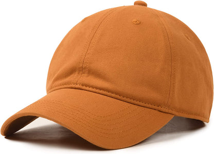 Men and Women Vintage Washed Distressed Cotton Baseball Cap Plain Blank Adjustable Classic Baseball Hat Cap Apparel & Accessories > Clothing Accessories > Hats KYLIE MAX   
