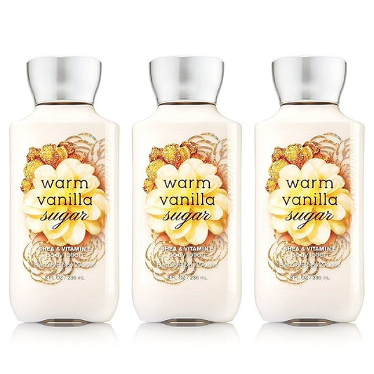 Bath and Body Works WARM VANILLA SUGAR Body Lotion 8 FL OZ (3 Pack) Health & Beauty > Personal Care > Cosmetics > Bath & Body Bath & Body Works   