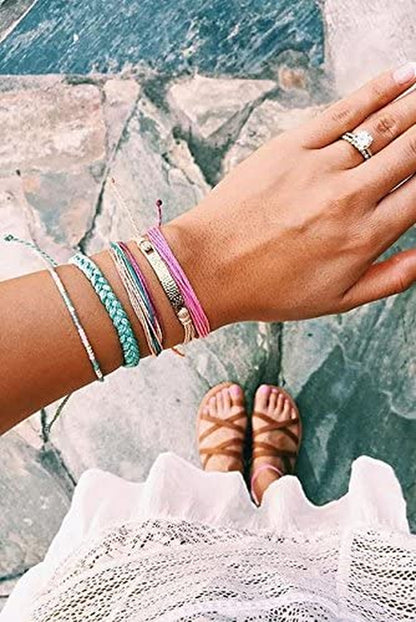 Pura Vida Anklet 100% Waterproof, Wax-Coated with Iron-Coated Copper Charm Apparel & Accessories > Jewelry > Anklets Pura Vida   