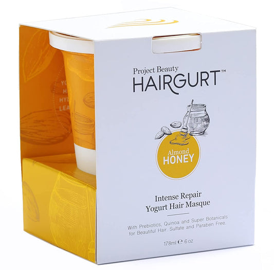 Hairgurt Intense Repair Yogurt Hair Mask for Dry Damaged Hair and Hair Growth, Deep Conditioner and Hair Care with Almond & Honey - 6Oz Health & Beauty > Personal Care > Hair Care Hairgurt   