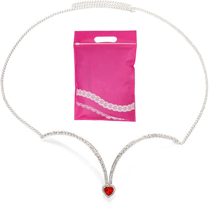 Rhinestone Chest Bracket Bra Chain Body Jewelry Accessories Silver Bikini Crystal Chest Harness Bra Underwear Rave Party Apparel & Accessories > Jewelry > Body Jewelry Generic   