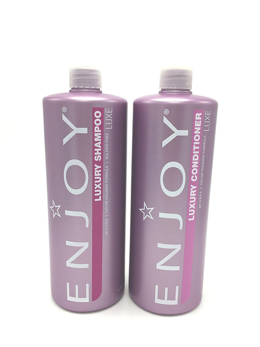 Enjoy Hair Care - 33.8 Ounce Luxury Duo Shampoo and Conditioner Duo Health & Beauty > Personal Care > Hair Care Enjoy   