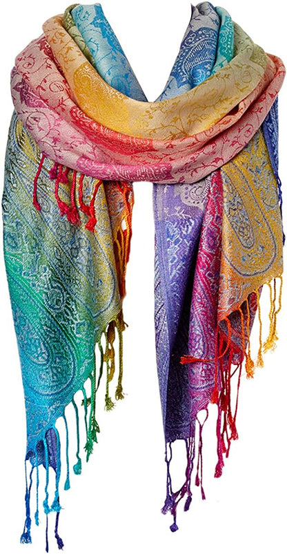 Fashion Women'S Silk Scarf Luxury Satin Shawl Wraps Apparel & Accessories > Clothing Accessories > Scarves & Shawls Goood Times Yellow  