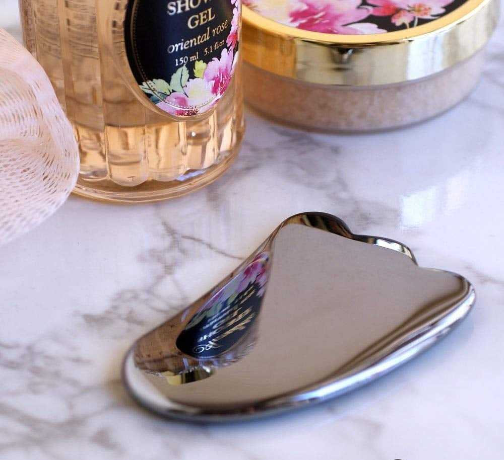 Authentic Terahertz Stone Gua Sha Scraping Tools Lymphatic Drainage Massager Facial Energy Beauty Tools Health & Beauty > Personal Care > Cosmetics > Cosmetic Tools > Skin Care Tools SAEEYCUE   