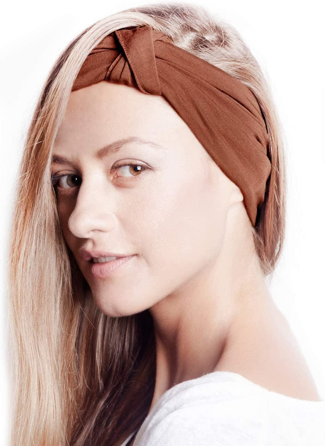 BLOM Original Headbands for Women Wear for Yoga, Fashion, Working Out, Travel or Running Multi Style Apparel & Accessories > Clothing Accessories > Headwear BLOM Mocha  