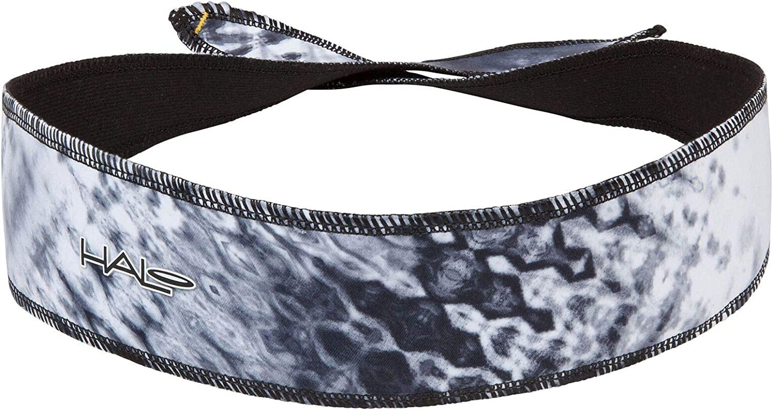 Halo Headband Halo I- Custom Fit- Tie Sweatband Pullover for Men and Women, No Slip with Moisture Wicking Dryline Fabric Apparel & Accessories > Clothing Accessories > Bandanas & Headties Halo Headband STORM  