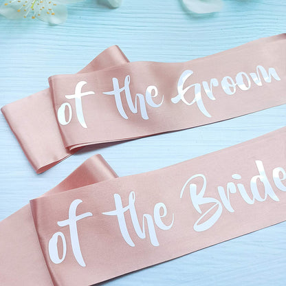 Mother of the Bride Sash, Bachelorette Party Sashes, Bridal Shower Supplies, Wedding Accessories for Bride to Be'S Mother Apparel & Accessories > Clothing Accessories > Sashes Magnusson's Garden   