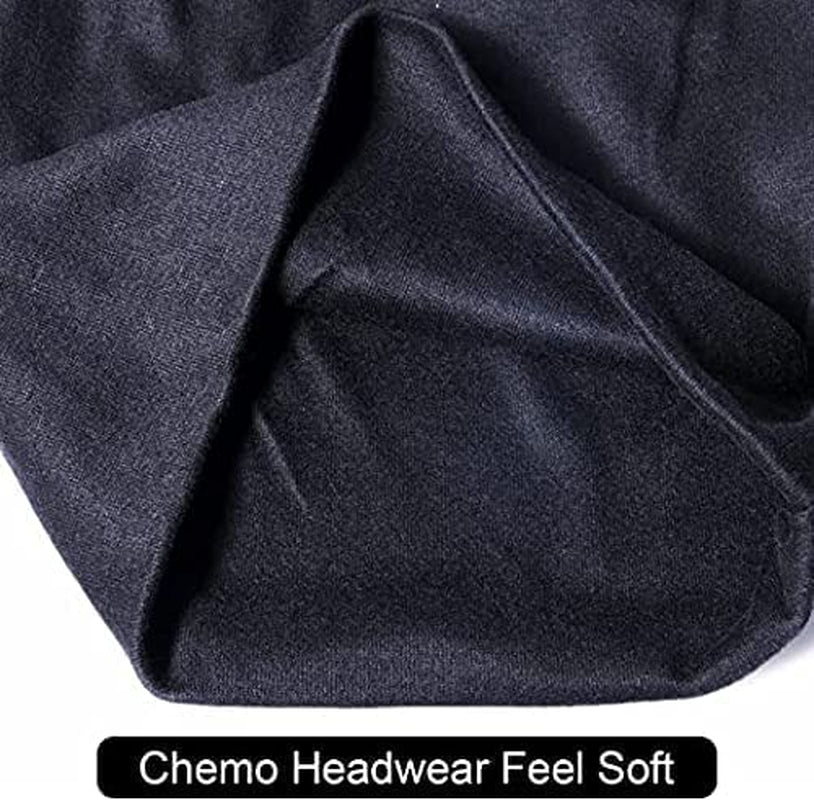 Senker Fashion 2 Pack Cotton Slouchy Beanie Hats, Chemo Headwear Caps for Women and Men Apparel & Accessories > Clothing Accessories > Headwear Senker Fashion   