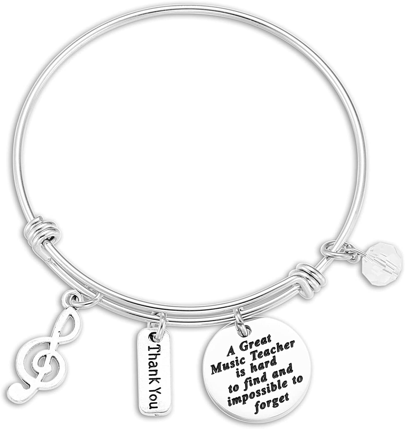 Kivosliviz Music Teacher Bracelet Gifts Piano Teacher Gifts for Women Violin Teacher Appreciation Jewelry Music Teacher Bracelet Apparel & Accessories > Jewelry > Bracelets Anrrion   