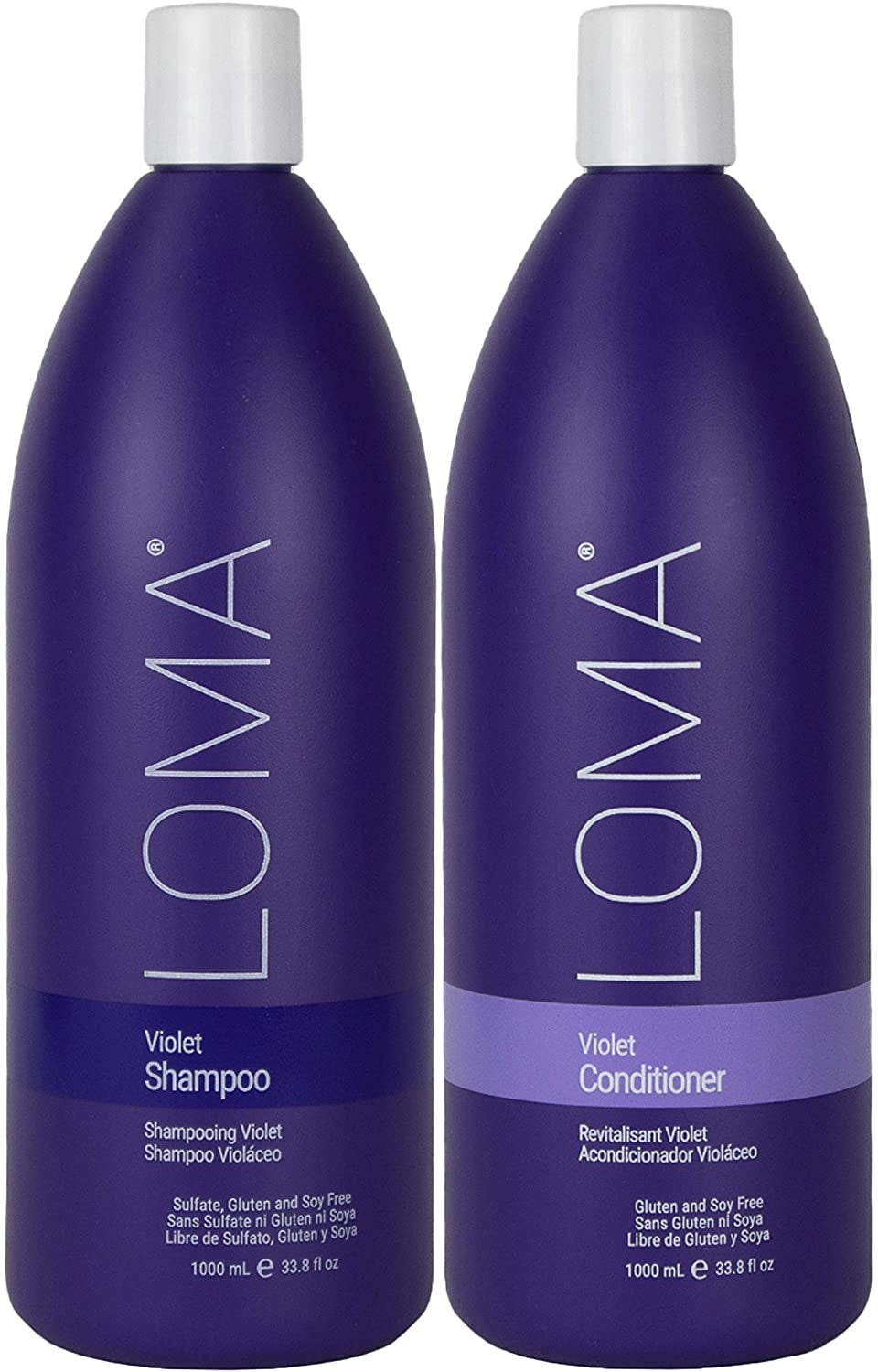 Loma Hair Care Violet Shampoo Violet Conditioner Duo, 33.8 Fl Oz Each Health & Beauty > Personal Care > Hair Care LOMA   