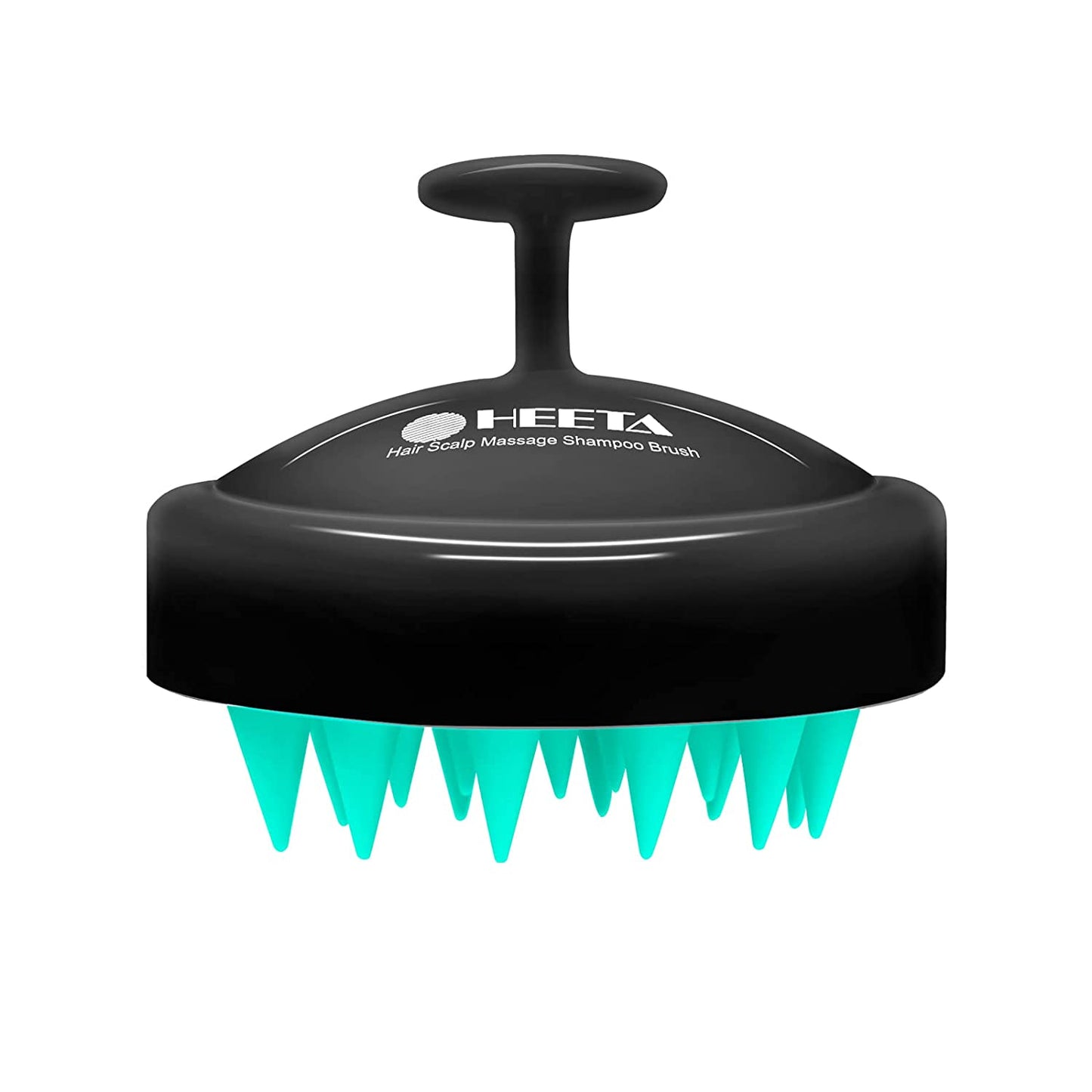 Hair Shampoo Brush, HEETA Scalp Care Hair Brush with Soft Silicone Scalp Massager (Black) Health & Beauty > Personal Care > Hair Care HEETA Turquoise & Black  
