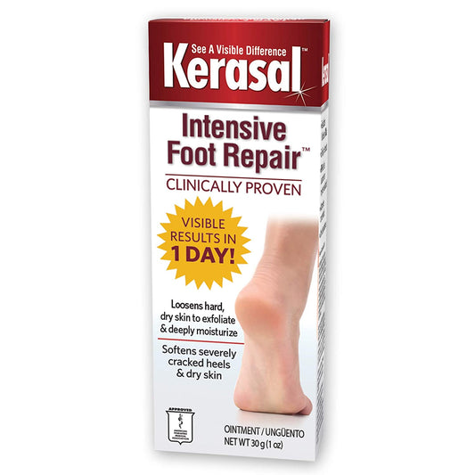 Kerasal Intensive Foot Repair, Skin Healing Ointment for Cracked Heels and Dry Feet, 1 Oz Health & Beauty > Personal Care > Foot Care EMCW9 Foot Repair  