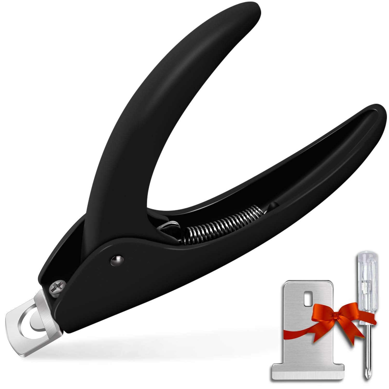 Elegant Violet Red Premium Adjustable Stainless Steel Artificial Acrylic Fake False Nail Tip Clipper Cutter Trimmer Manicure Pedicure Sharp Blade Clip Tool for Salon Home Nail Art Beauty Design DIY Health & Beauty > Personal Care > Cosmetics > Cosmetic Tools > Nail Tools GADGETS ENTREPOT Black  