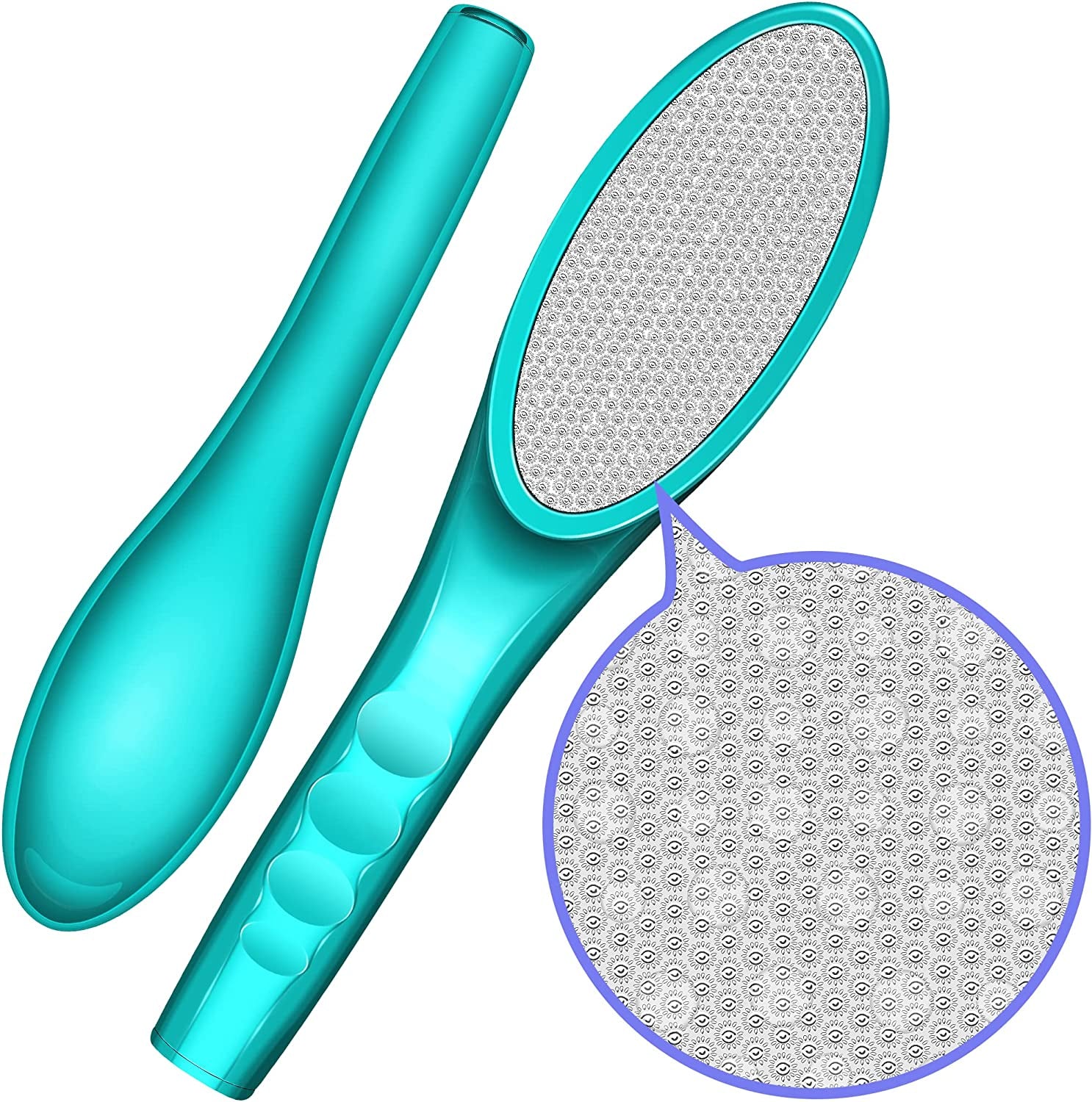 DALLEAN Pedicure Rasp Foot File Pedicure File Callus Remover Best Foot Care File Can Be Used on Both Dry and Wet Feet No Risk of Injury Pedi File Was Life Changing, B-Blue Health & Beauty > Personal Care > Foot Care DALLEAN D Stainless Steel  