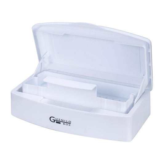 Gusnilo Nail Art Tools, Plastic Storage Box for Nail Tools,Manicure Tool, Tweezers, Hair Salon, Spa and Trimmer Manicure Equipment (1 Piece, White) Health & Beauty > Personal Care > Cosmetics > Cosmetic Tools > Nail Tools Gusnilo White  
