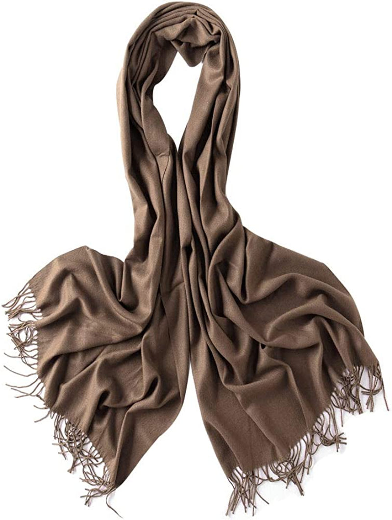 Bellonesc Cashmere Scarf Shawls for Women and Men Apparel & Accessories > Clothing Accessories > Scarves & Shawls Beillonesc Dark Khakee  