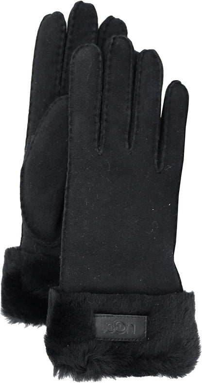 UGG Womens Turn Cuff Glove Apparel & Accessories > Clothing Accessories > Gloves & Mittens UGG Black Large 