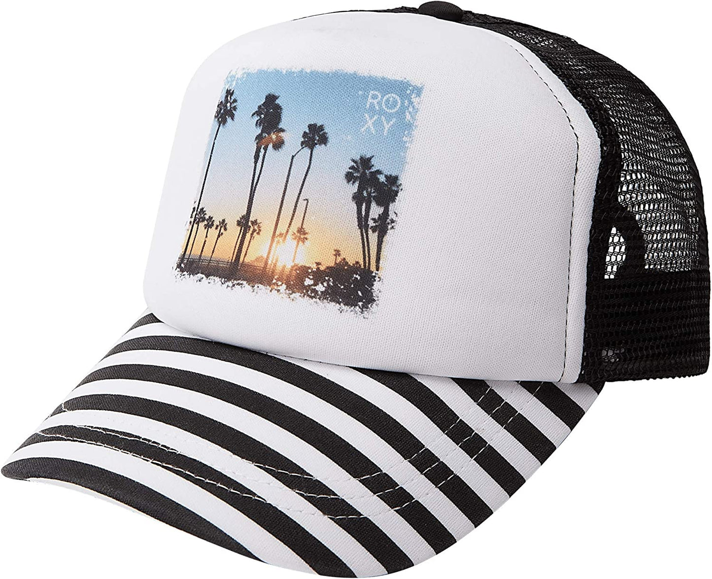 Roxy Women'S Truckin Trucker Hat Apparel & Accessories > Clothing Accessories > Hats Roxy Anthracite Basic Horizontal Exc One Size 