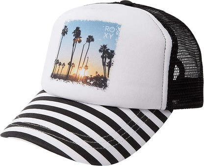 Roxy Women'S Truckin Trucker Hat Apparel & Accessories > Clothing Accessories > Hats Roxy Anthracite Basic Horizontal Exc One Size 