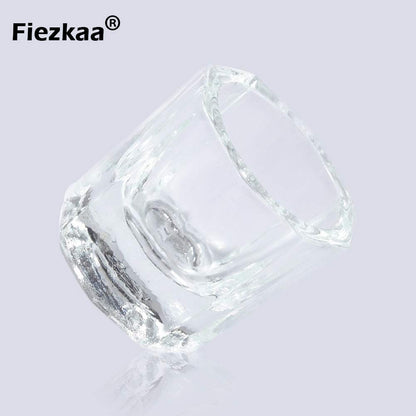 Fiezkaa 2Pcs Dappen Dish for Acrylic Nails, Clear Glass Acrylic Nail Monomer Liquid Bowl, Acrylic Powder Holder, Acrylic Glass Jar Dampen Dish Liquid Cup for Nail Art Manicure Care Tools Health & Beauty > Personal Care > Cosmetics > Cosmetic Tools > Nail Tools fiezkaa   