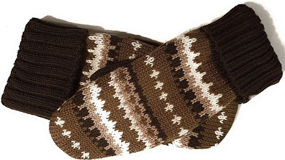 Bernie Sanders Inspired Knit Mittens Inauguration Day - Cozy Knit Gloves Crochet Winter Mittens - Bernie Costume Apparel & Accessories > Clothing Accessories > Gloves & Mittens Saltique   