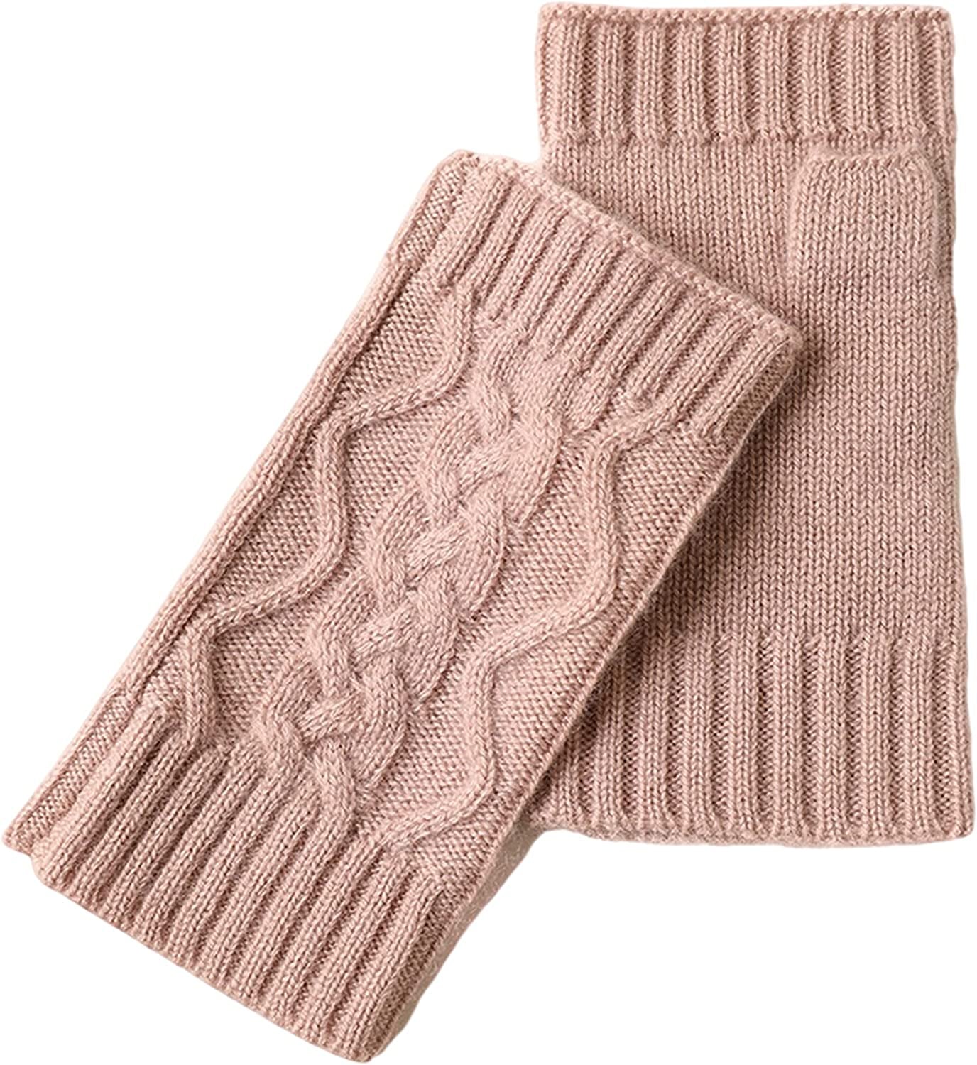 Pure Cashmere Mitten Gloves for Women in a Gift Box Apparel & Accessories > Clothing Accessories > Gloves & Mittens NUOHEMULE   