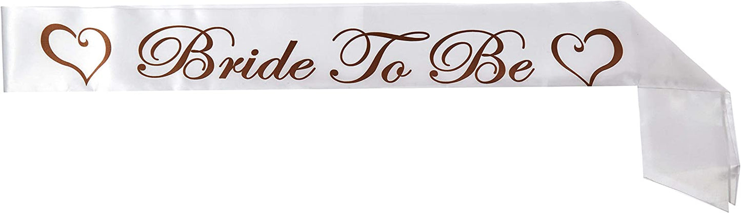Beistle 60540 Bride to Be Satin Sash, 33" X 4" Apparel & Accessories > Clothing Accessories > Sashes Beistle   