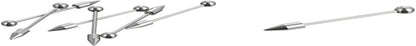 DEFLERS Body Piercing Jewelry Kit Titanium Steel Nose Rings Lip Tongue Tragus Cartilage Rings Hoop Studs Different Styles Apparel & Accessories > Jewelry > Rings Generic   