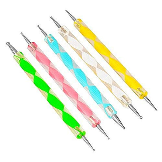 Goliton Nail Art Design Dotting Painting Drawing Polish Brush Pen Dotting Tools Set for Nail Art, Embossing Stylus for Painting (5PCS) Health & Beauty > Personal Care > Cosmetics > Cosmetic Tools > Nail Tools Goliton   