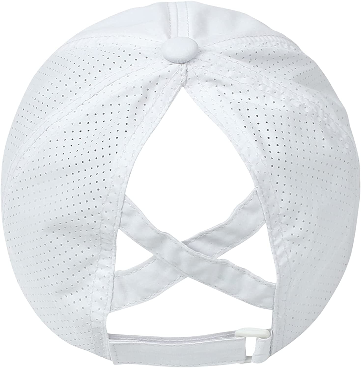 Muryobao 2 Packs Womens Criss Cross Ponytail Baseball Cap High Messy Bun Ponycap Quick Drying Mesh Outdoor Sports Travel Hat Apparel & Accessories > Clothing Accessories > Hats Muryobao   