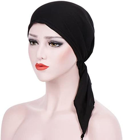 Summer Chemo Scarf Lightweight Silky Beanie Ruffle Cap Cancer Headwear for Womens Apparel & Accessories > Clothing Accessories > Headwear DancMolly   