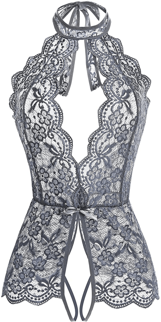 Ababoon Women One Piece Lingerie Lace Sexy Baby Dolls Teddy Sleepwear Apparel & Accessories > Clothing > Underwear & Socks > Lingerie Kylie Max   