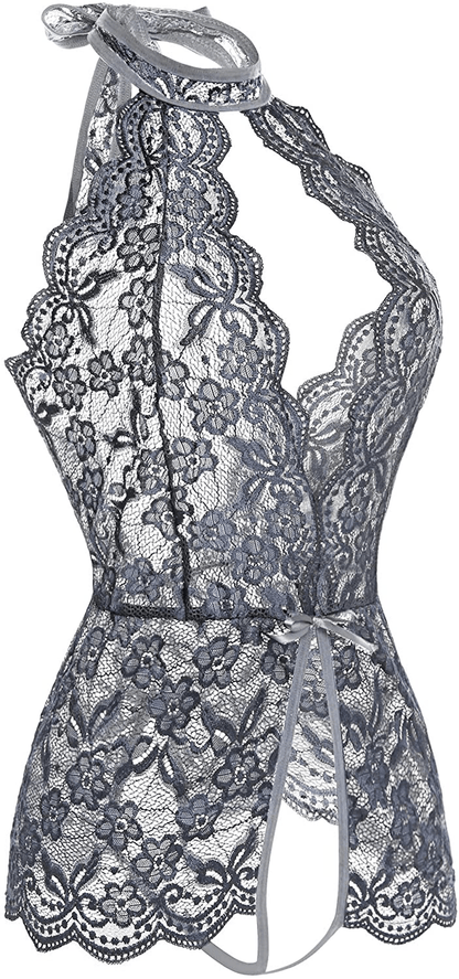 Ababoon Women One Piece Lingerie Lace Sexy Baby Dolls Teddy Sleepwear Apparel & Accessories > Clothing > Underwear & Socks > Lingerie Kylie Max   