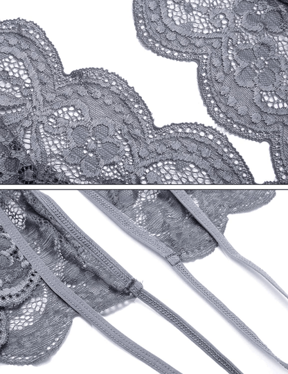 Ababoon Women One Piece Lingerie Lace Sexy Baby Dolls Teddy Sleepwear Apparel & Accessories > Clothing > Underwear & Socks > Lingerie Kylie Max   