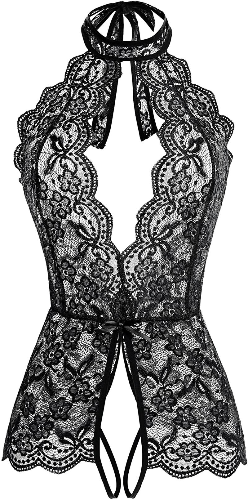 Ababoon Women One Piece Lingerie Lace Sexy Baby Dolls Teddy Sleepwear Apparel & Accessories > Clothing > Underwear & Socks > Lingerie Kylie Max   