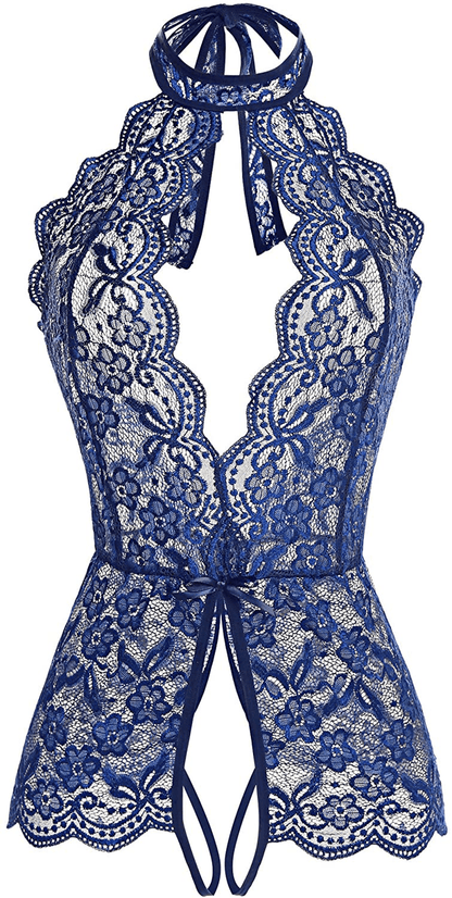 Ababoon Women One Piece Lingerie Lace Sexy Baby Dolls Teddy Sleepwear Apparel & Accessories > Clothing > Underwear & Socks > Lingerie Kylie Max   