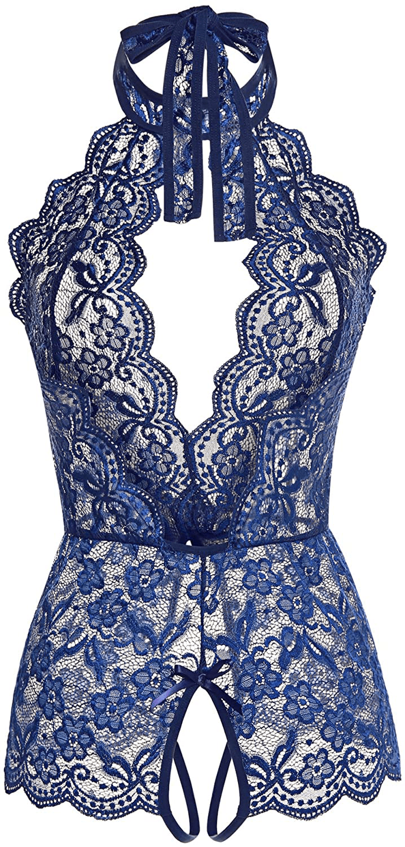 Ababoon Women One Piece Lingerie Lace Sexy Baby Dolls Teddy Sleepwear Apparel & Accessories > Clothing > Underwear & Socks > Lingerie Kylie Max   