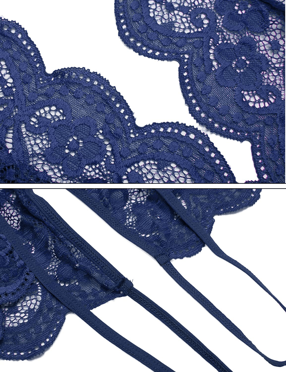 Ababoon Women One Piece Lingerie Lace Sexy Baby Dolls Teddy Sleepwear Apparel & Accessories > Clothing > Underwear & Socks > Lingerie Kylie Max   