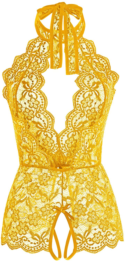 Ababoon Women One Piece Lingerie Lace Sexy Baby Dolls Teddy Sleepwear Apparel & Accessories > Clothing > Underwear & Socks > Lingerie Kylie Max   