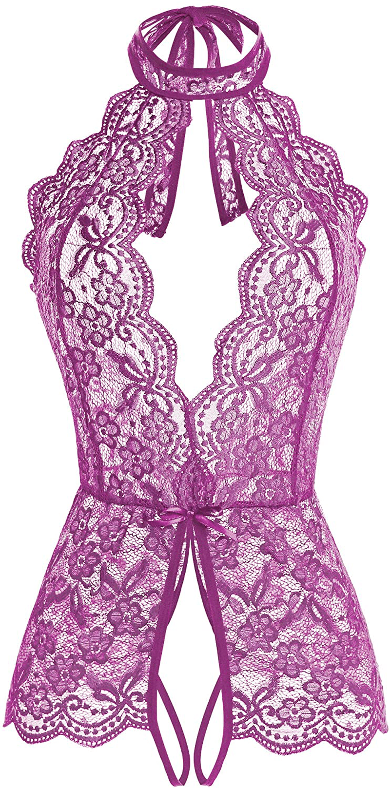 Ababoon Women One Piece Lingerie Lace Sexy Baby Dolls Teddy Sleepwear Apparel & Accessories > Clothing > Underwear & Socks > Lingerie Kylie Max   